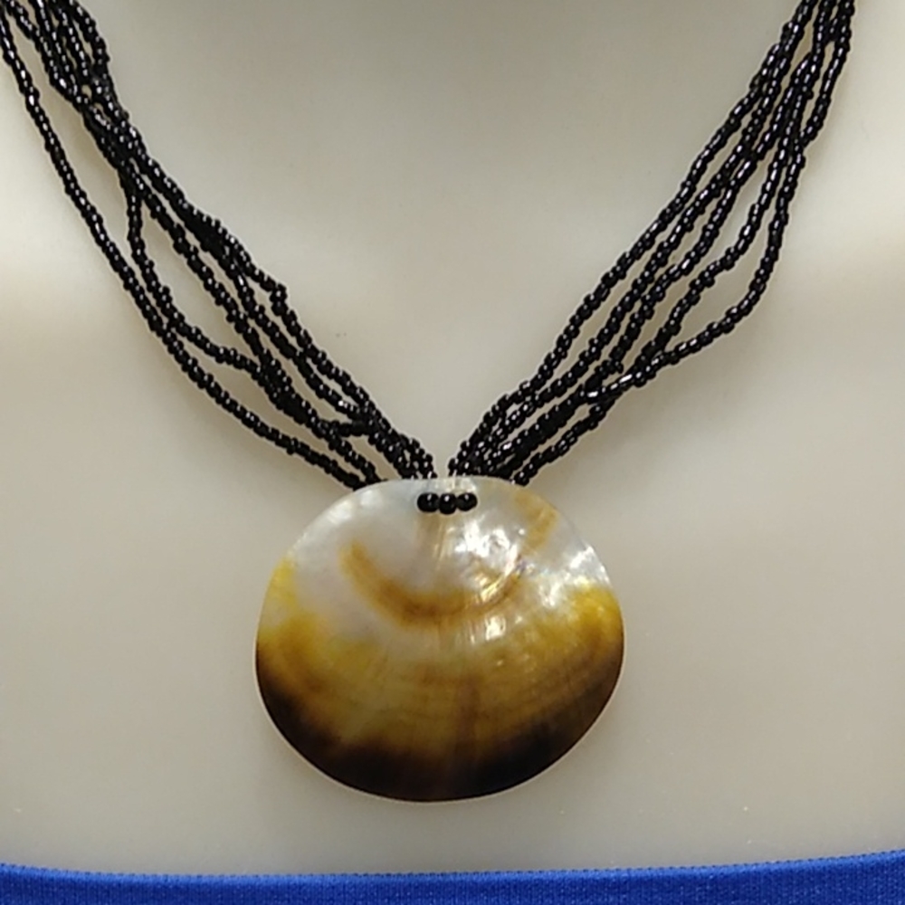 Beads and Shell Necklace